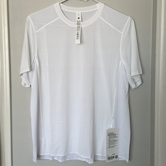 Lululemon •  Fast and Free Short-Sleeve Shirt • White • Small • NWT - Picture 8 of 13